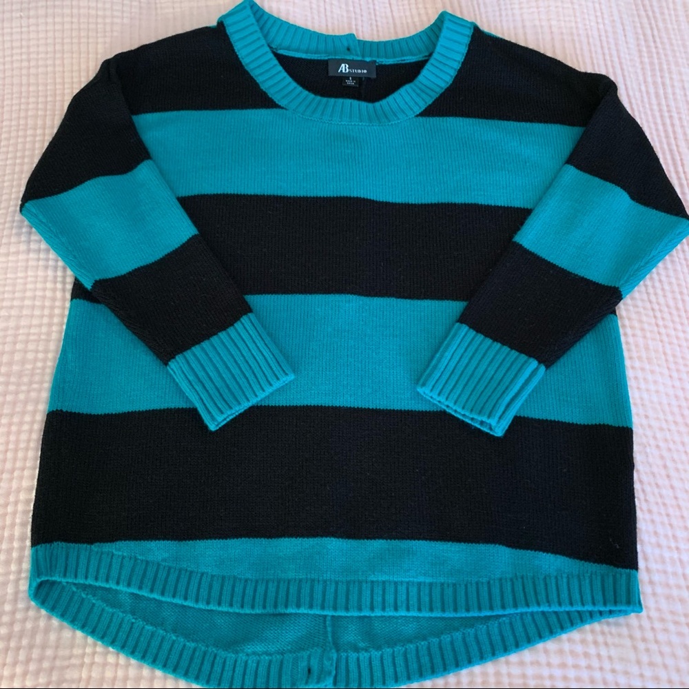 AB Studio Ladies Striped Sweater